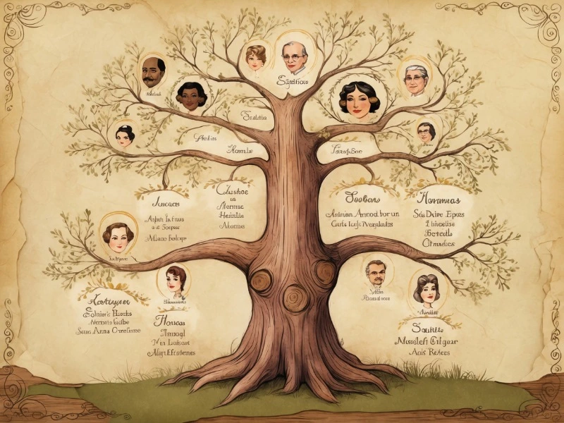 Construção da árvore genealógica